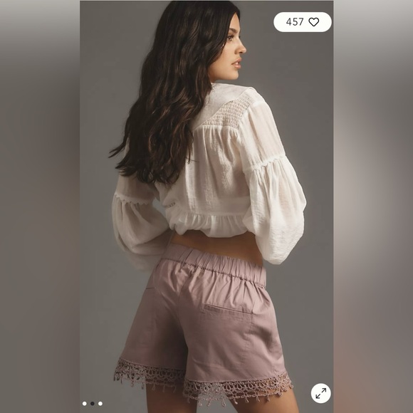 Maeve Embellished Boxer Shorts - Picture 3 of 4